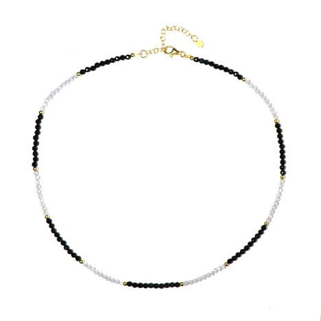 Collana in argento con Spinello Nero