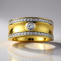 Anello in oro con Diamante SI1 (G)