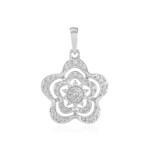 Zircon Silver Pendant