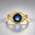 Anello in argento con Fluorite Cangiante