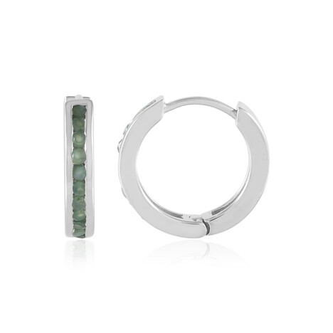 Boucles d'oreilles en argent et Alexandrite