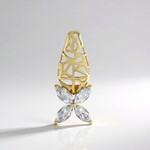 Ciondolo in oro con Zircone (Ornaments by de Melo)
