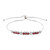 Bracelet en argent et Rubis de Madagascar