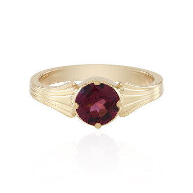 Magenta-Granat-Silberring