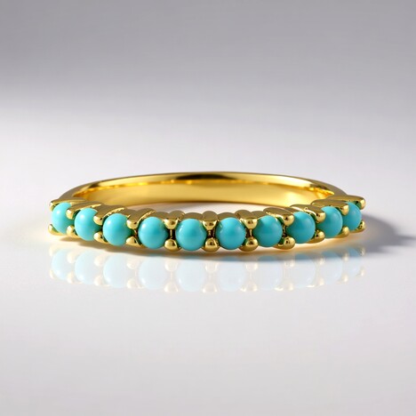 Anello in argento con Turchese Sleeping Beauty (Faszination Türkis)