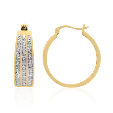 I3 (I) Diamant-Silberohrringe