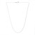 Catenina groumette regolabile con cursore in argento 925  - 61 cm - 2,5 g