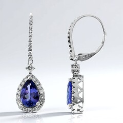 Orecchini in oro con Tanzanite AAA (CIRARI)