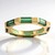 Anello in oro con Tormalina Verde di Benedito