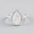 Anello in argento con Opale di Welo
