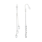 Orecchini in argento con Topazio Bianco