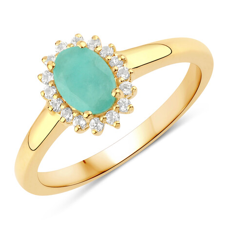 Anello in argento con Smeraldo Socoto