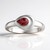 Anello in argento con Tormalina Rosa Brasiliana (Pallanova)