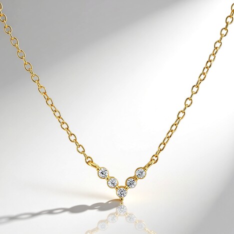 Collier en argent et Zircon