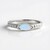 Anello in argento con Opale Australiano