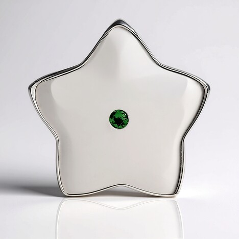 Charm in argento con Tsavorite della Tanzania (Annette)