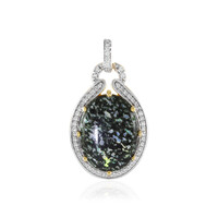 Ciondolo in argento con Opale Leopardo