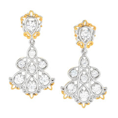 Zircon Silver Earrings (Gems en Vogue)