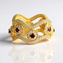 Anello in argento con Spinello Rosso (de Melo Essence)