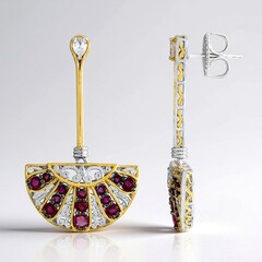 Orecchini in argento con Zircone