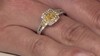 Anillo en oro con Diamante amarillo SI2 (CIRARI)