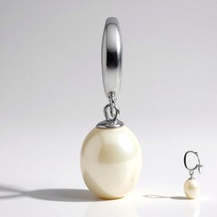 Ciondolo in argento con Perla di Acqua Dolce