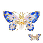 White Freshwater Pearl Silver Brooch (TPC)