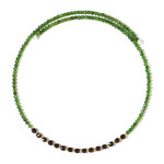 Russian Diopside Steel Choker (Riya)