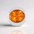 Ciondolo in argento con Topazio Arancione (MONOSONO COLLECTION)