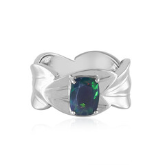 Zilveren ring met een Mezezo opaal (de Melo)