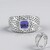 Anello in oro con Tanzanite AAA (Ornaments by de Melo)