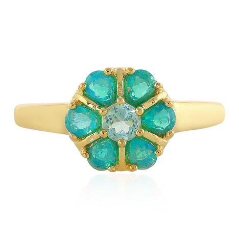 Anello in argento con Apatite Blu