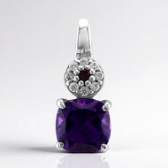 Colgante en plata con Amatista