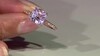 Zilveren ring met een kunziet
