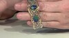 Zilveren armband met azurieten (Gems en Vogue)