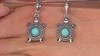 Boucles d'oreilles en argent et Turquoise (Desert Chic)