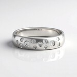 Bague en argent et Zircon
