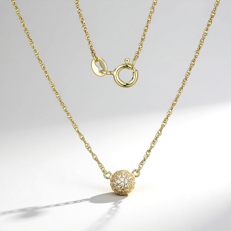 Collana in argento con Zircone (Adela Silber)