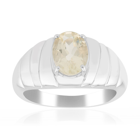 Zilveren ring met een Oregon zonnesteen