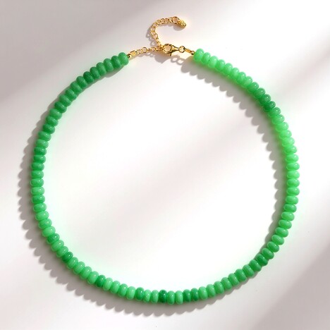 Collana in argento con Quarzo Verde