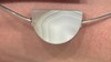 Colgante en plata con Ágata blanca (MONOSONO COLLECTION)