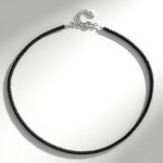Collana in argento con Ematite Nera