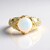 Anello in oro con Opale di Welo AAA (de Melo Gold)