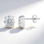 Orecchini in argento con Kunzite Bianca (Pallanova)