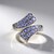 Anello in argento con Tanzanite