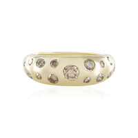 Anello in oro con Diamante Champagne I2 (de Melo)