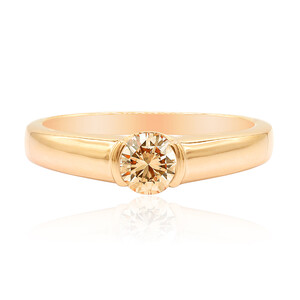 Anello in oro con Diamante Rose de France SI1 di Argyle (Annette)