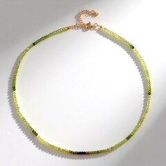 Collana in argento con Grossularia