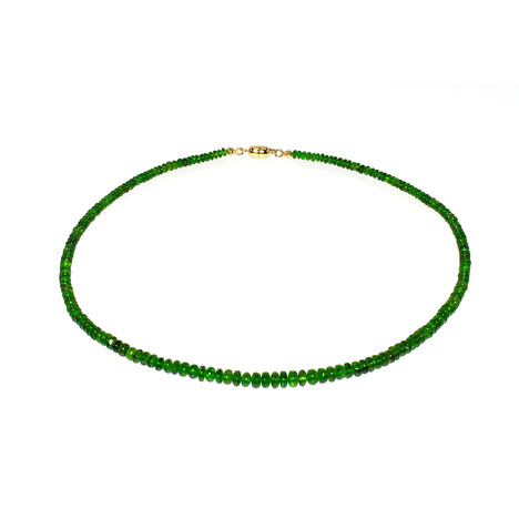 Collier en or et Diopside de Russie (Adela Gold)