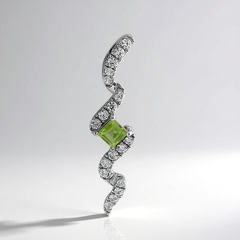 Ciondolo in argento con Peridoto